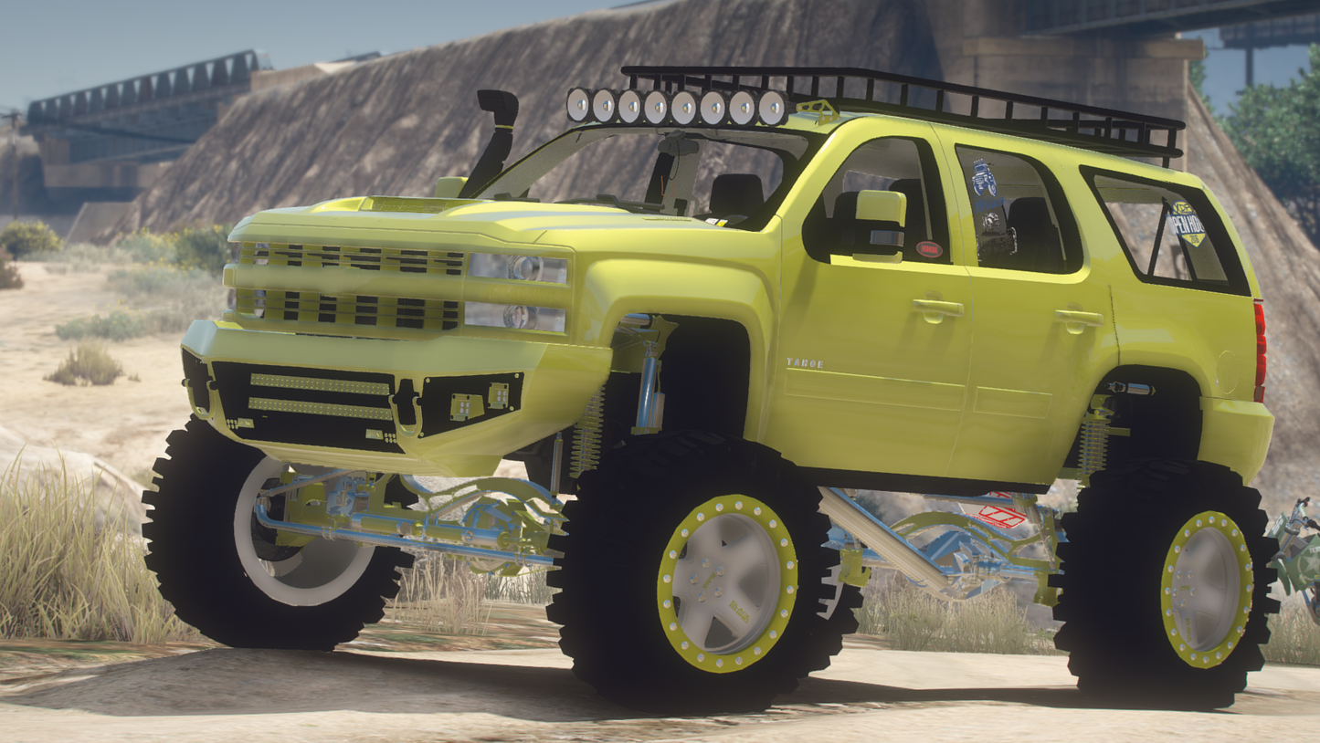 2011 Chevrolet Tahoe with 2017 Silverado Front End