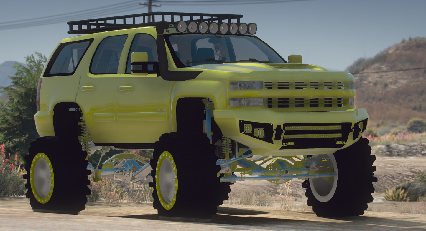 2011 Chevrolet Tahoe with 2017 Silverado Front End