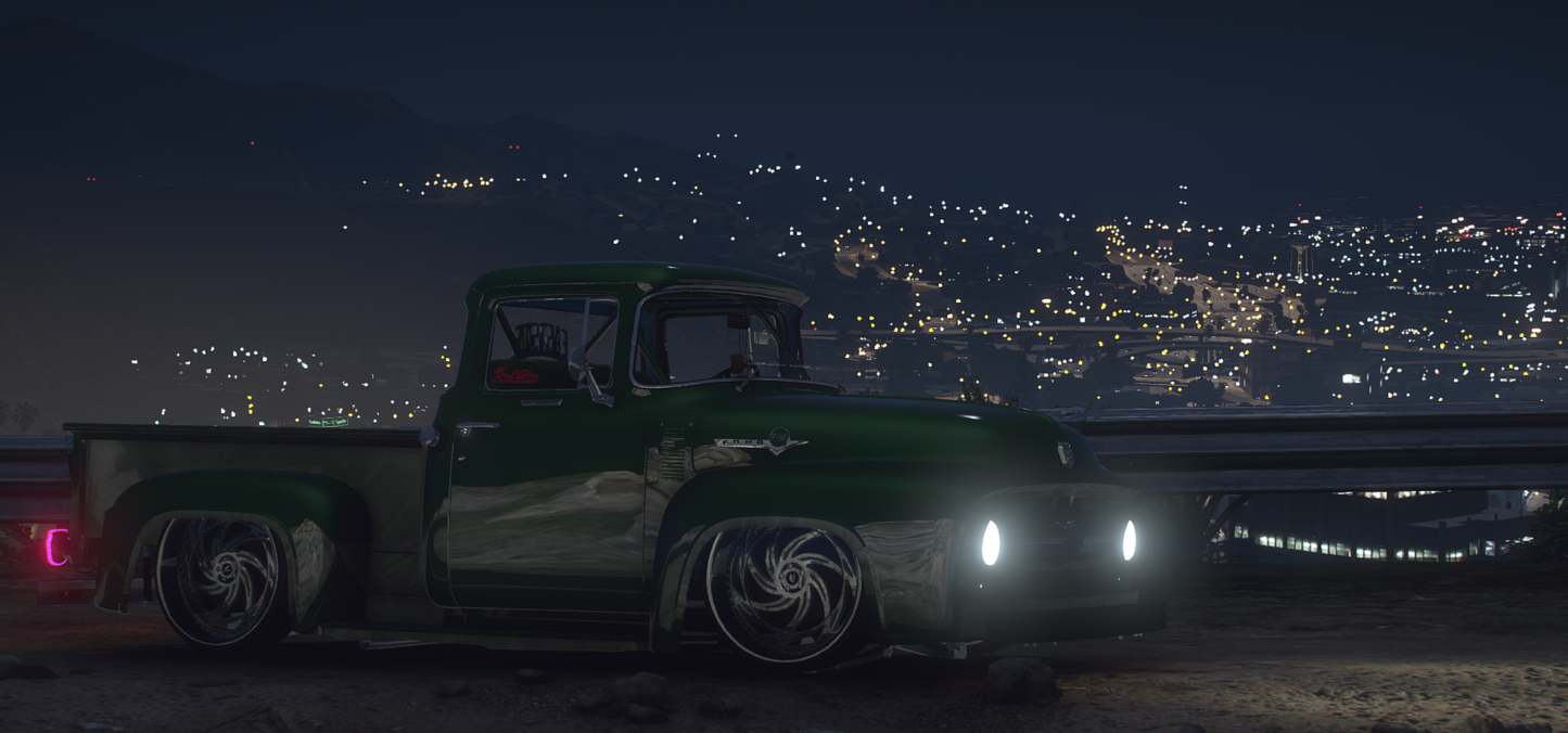 Ford F100 Slammed with Tuning Options