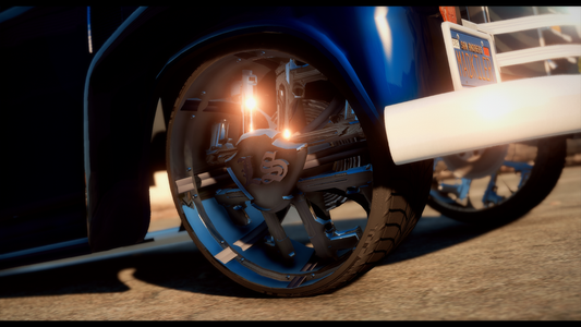 Old School Slammed Chevy Truck