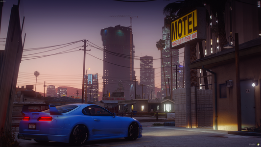 Toyota Supra MK4 TRD with Animated Engine