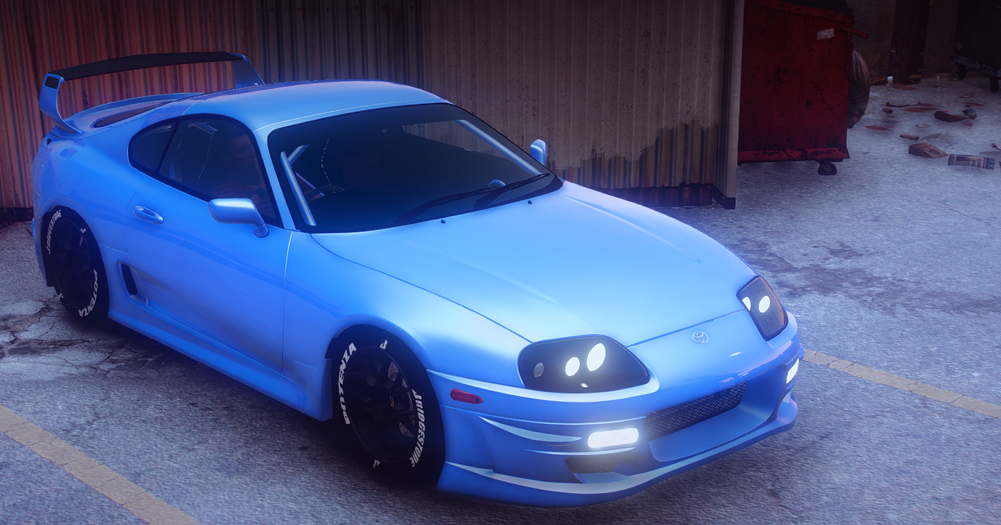 Toyota Supra MK4 TRD with Animated Engine