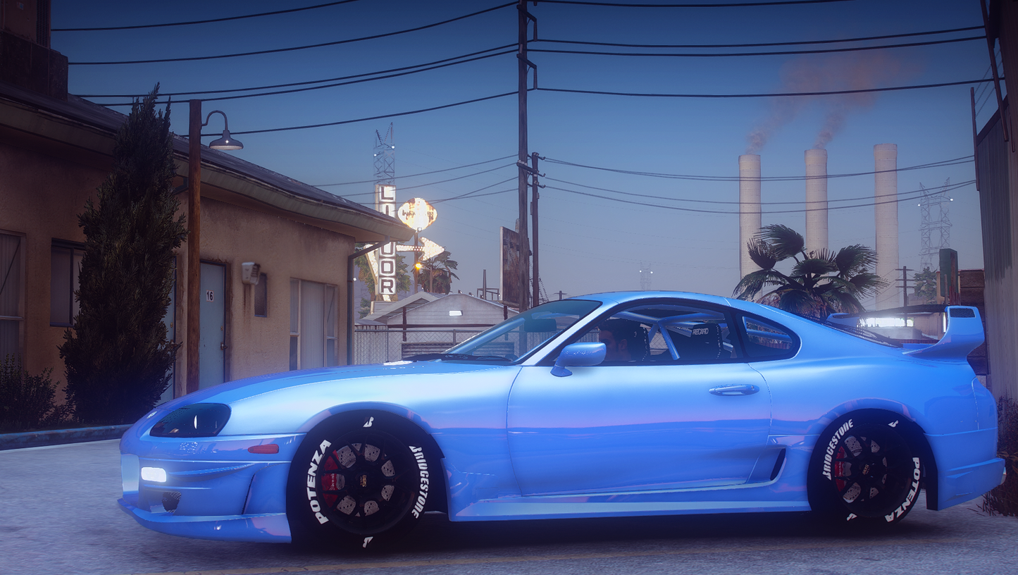 Toyota Supra MK4 TRD with Animated Engine