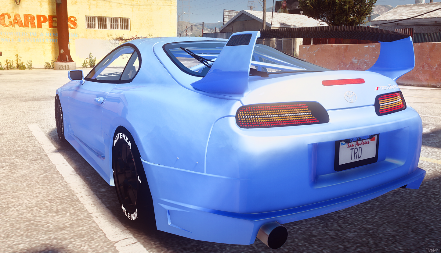 Toyota Supra MK4 TRD with Animated Engine