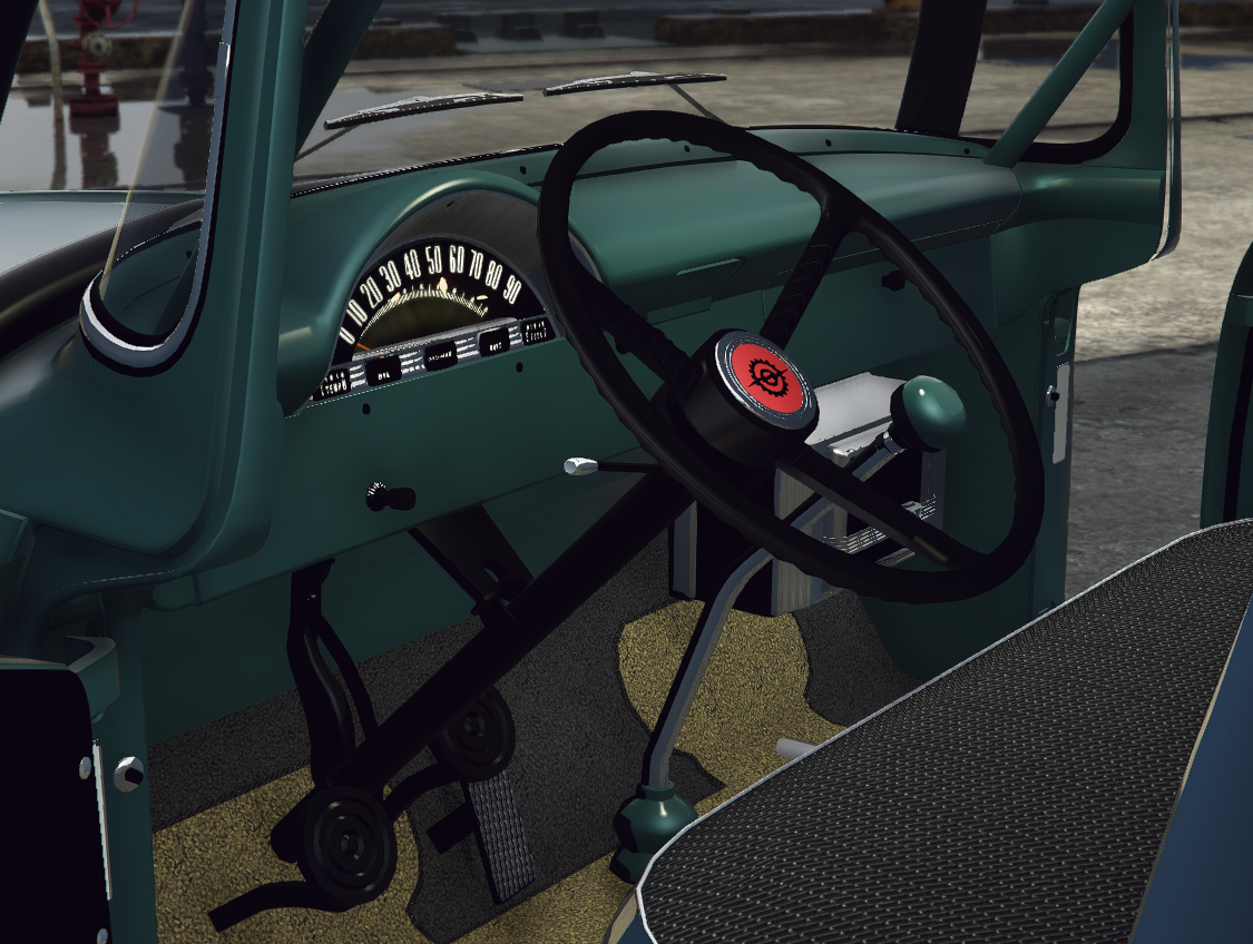 Ford F100 Sema Style with Animated Engine