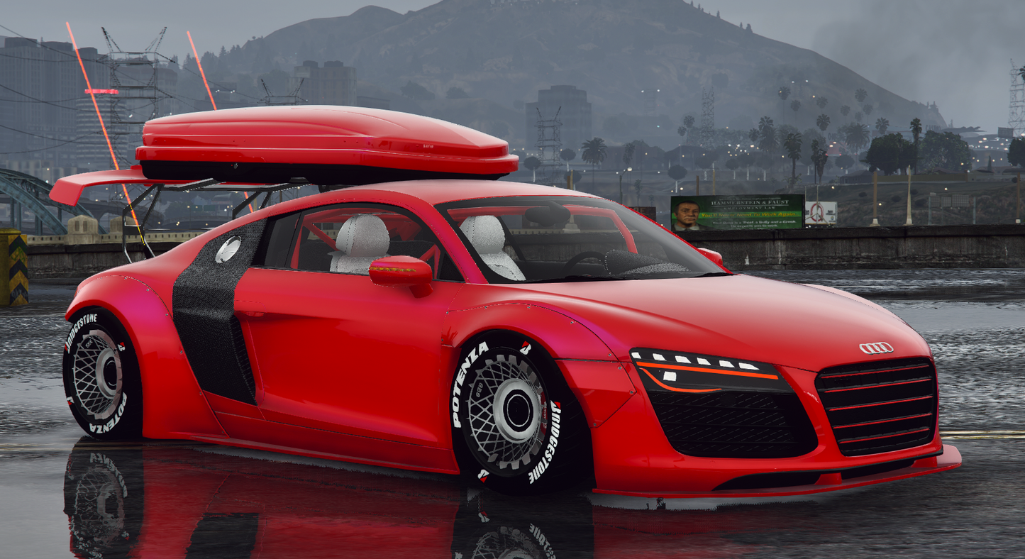 Audi R8 Liberty Walk Twin Turbo