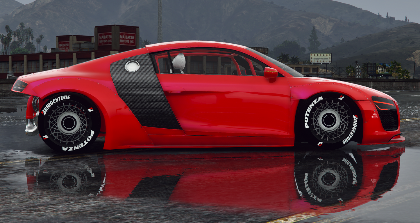 Audi R8 Liberty Walk Twin Turbo