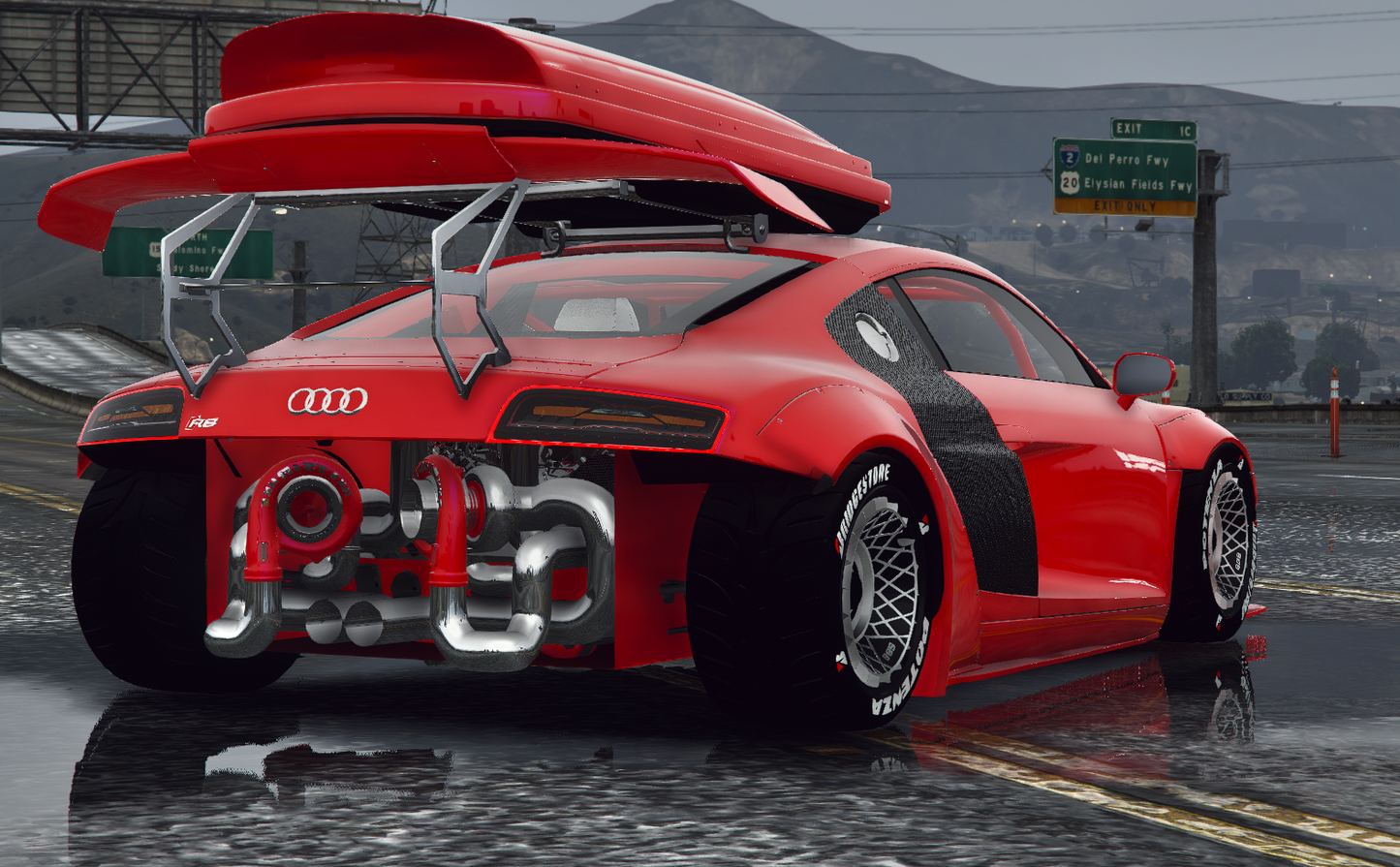 Audi R8 Liberty Walk Twin Turbo