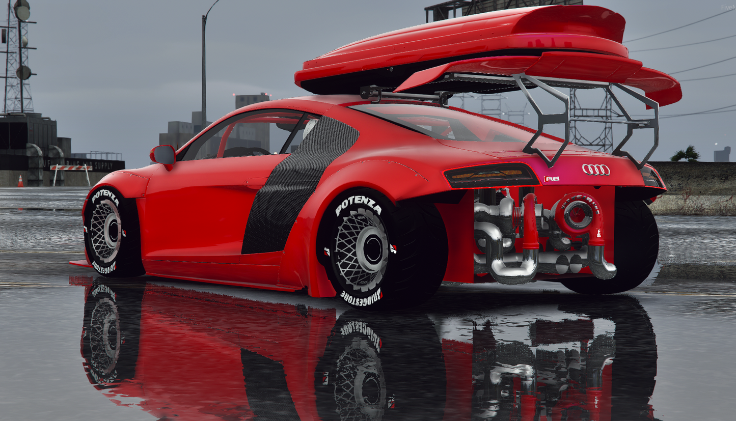 Audi R8 Liberty Walk Twin Turbo