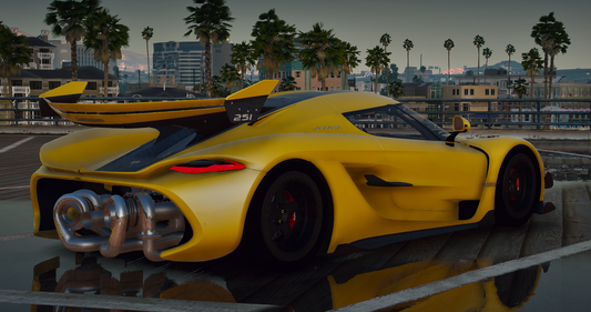 Koenigsegg Jesko with Animated Engine