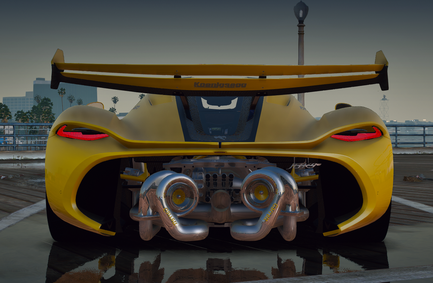 Koenigsegg Jesko with Animated Engine