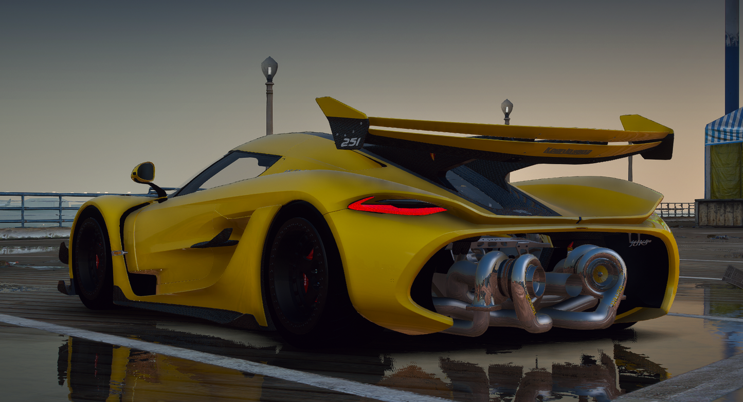 Koenigsegg Jesko with Animated Engine