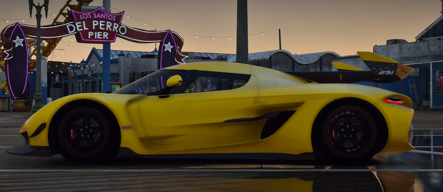 Koenigsegg Jesko with Animated Engine