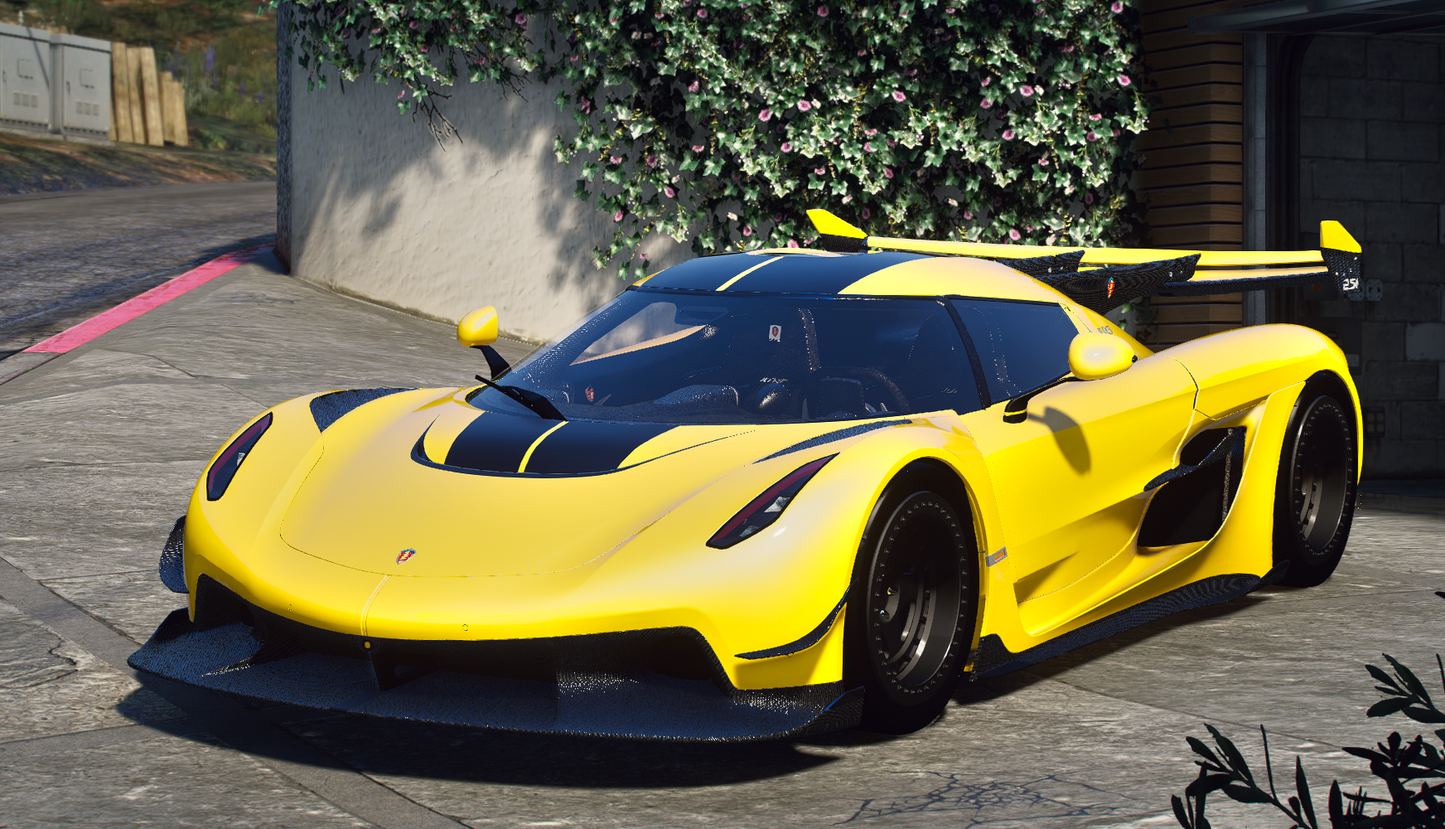 Koenigsegg Jesko with Animated Engine