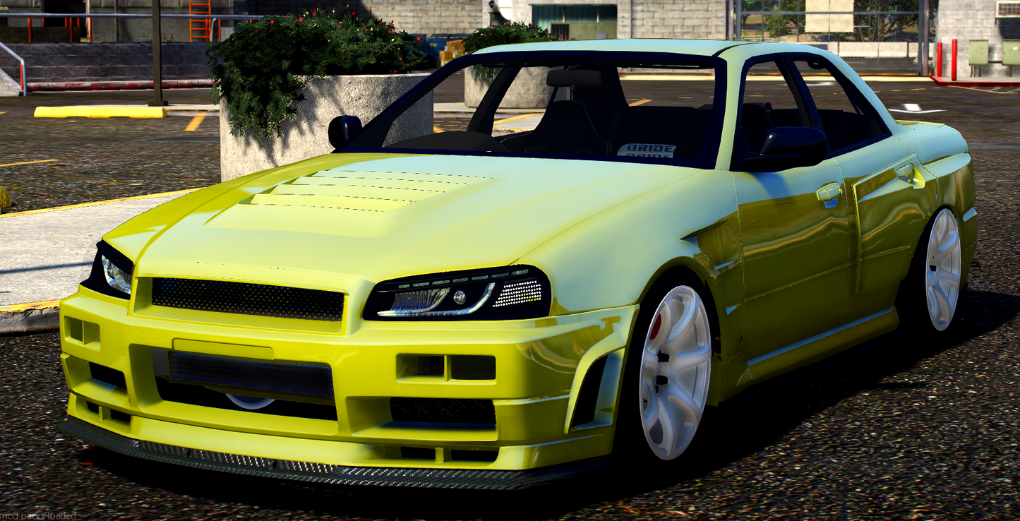 Nissan Skyline ER34 RB26 Single Turbo