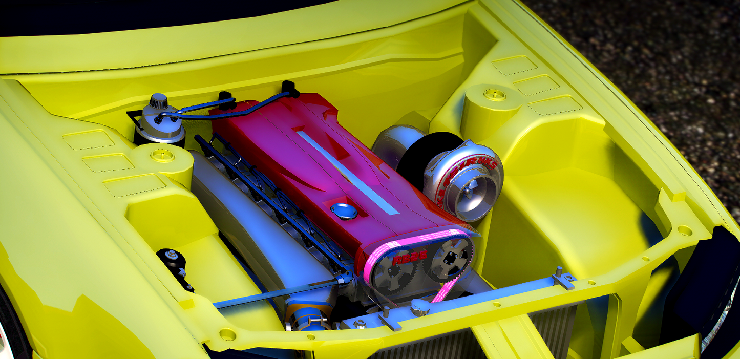 Nissan Skyline ER34 RB26 Single Turbo