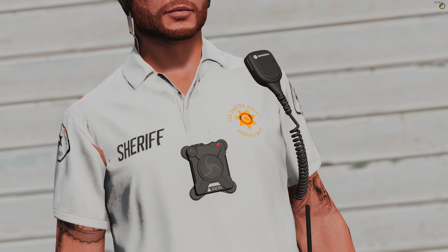 Motorola Lapel Mic / Axon 2 Body Camera Clothing/EUP Model