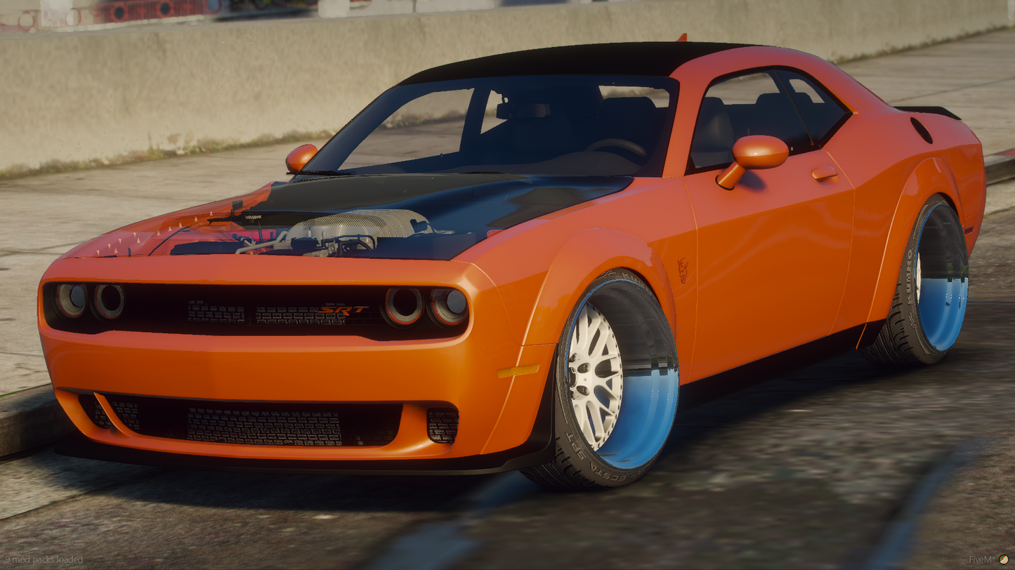 2018 Dodge Demon with LED Lights