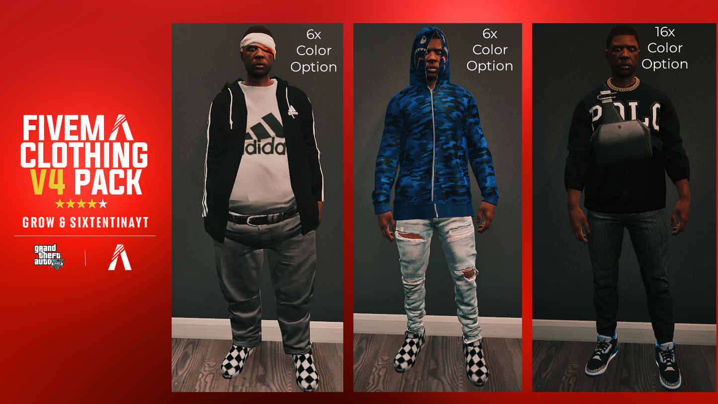Ultimate Server Clothing Pack with Premium Brands