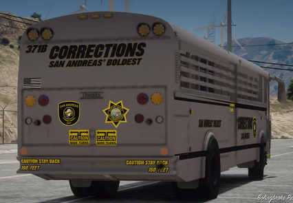 Corrections Prison Bus