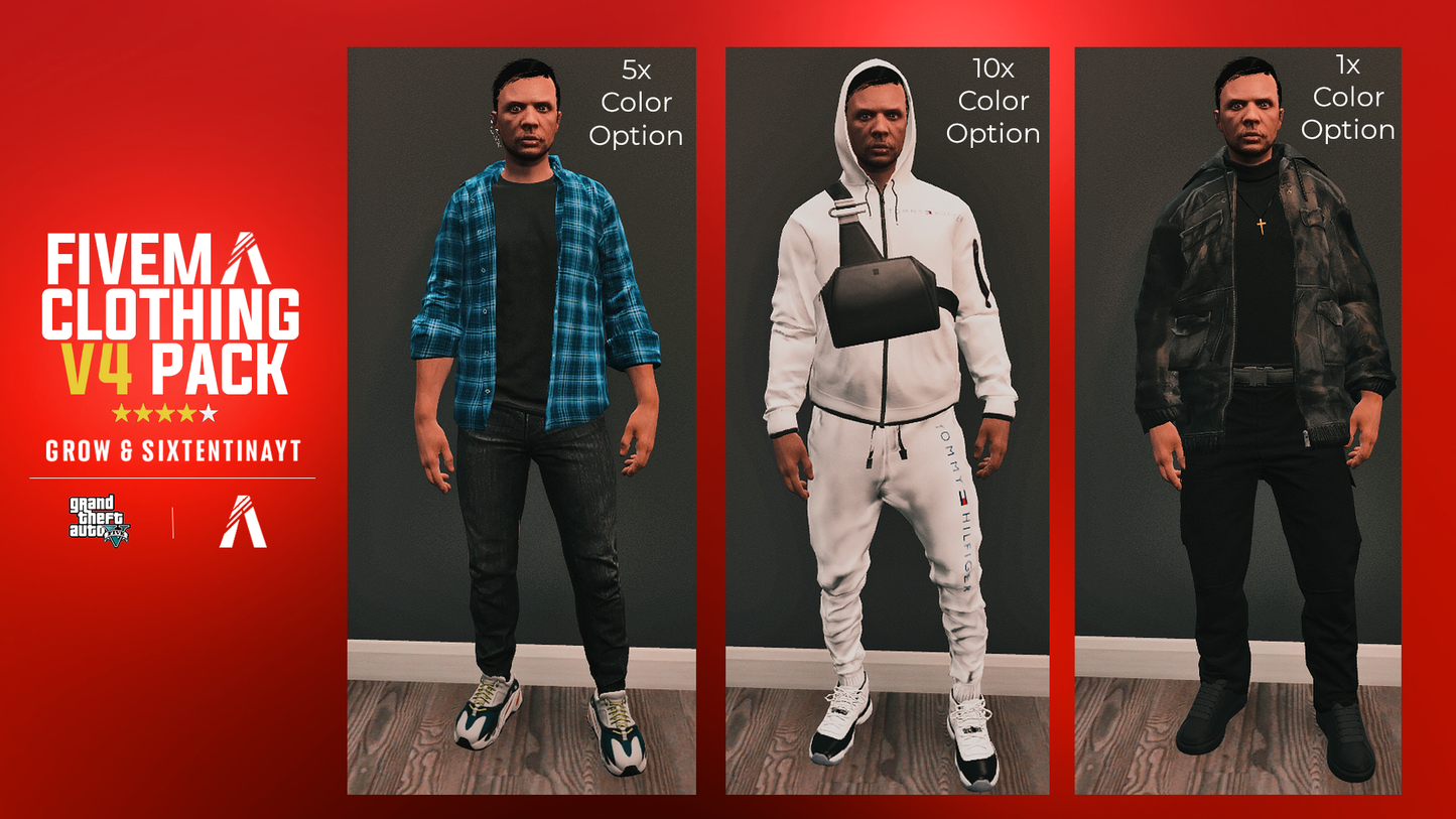Ultimate Server Clothing Pack with Premium Brands