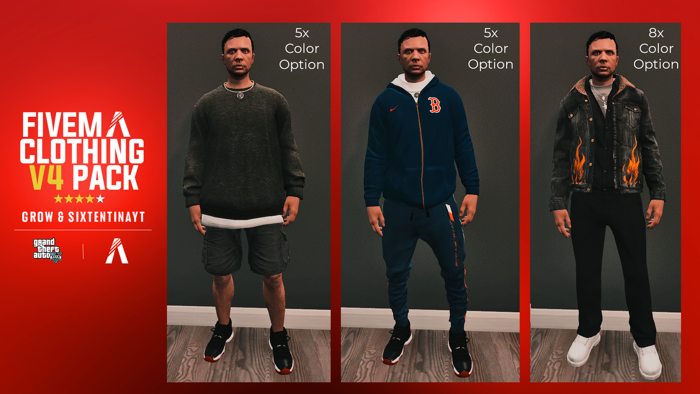 Ultimate Server Clothing Pack with Premium Brands