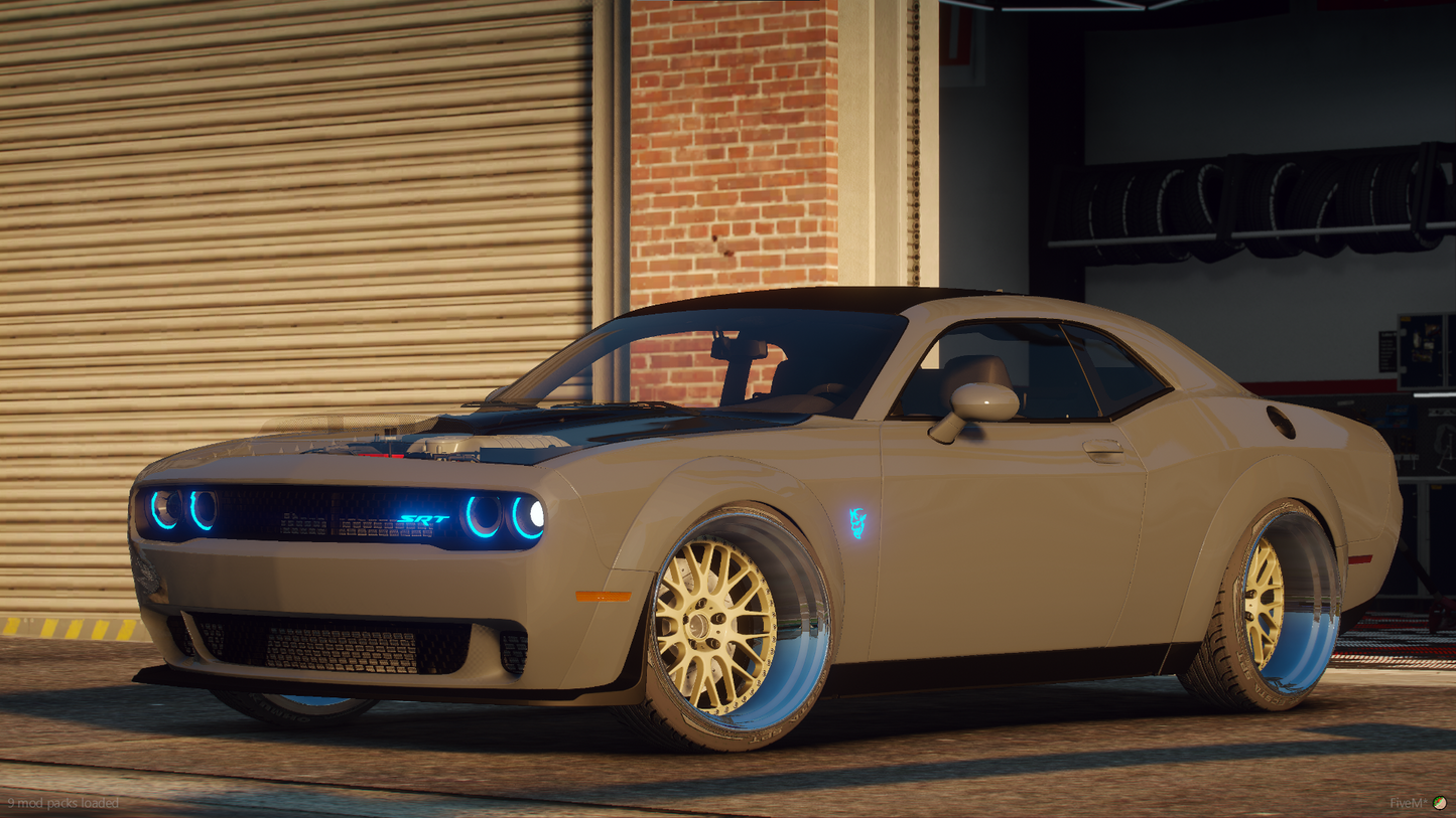 2018 Dodge Demon with LED Lights