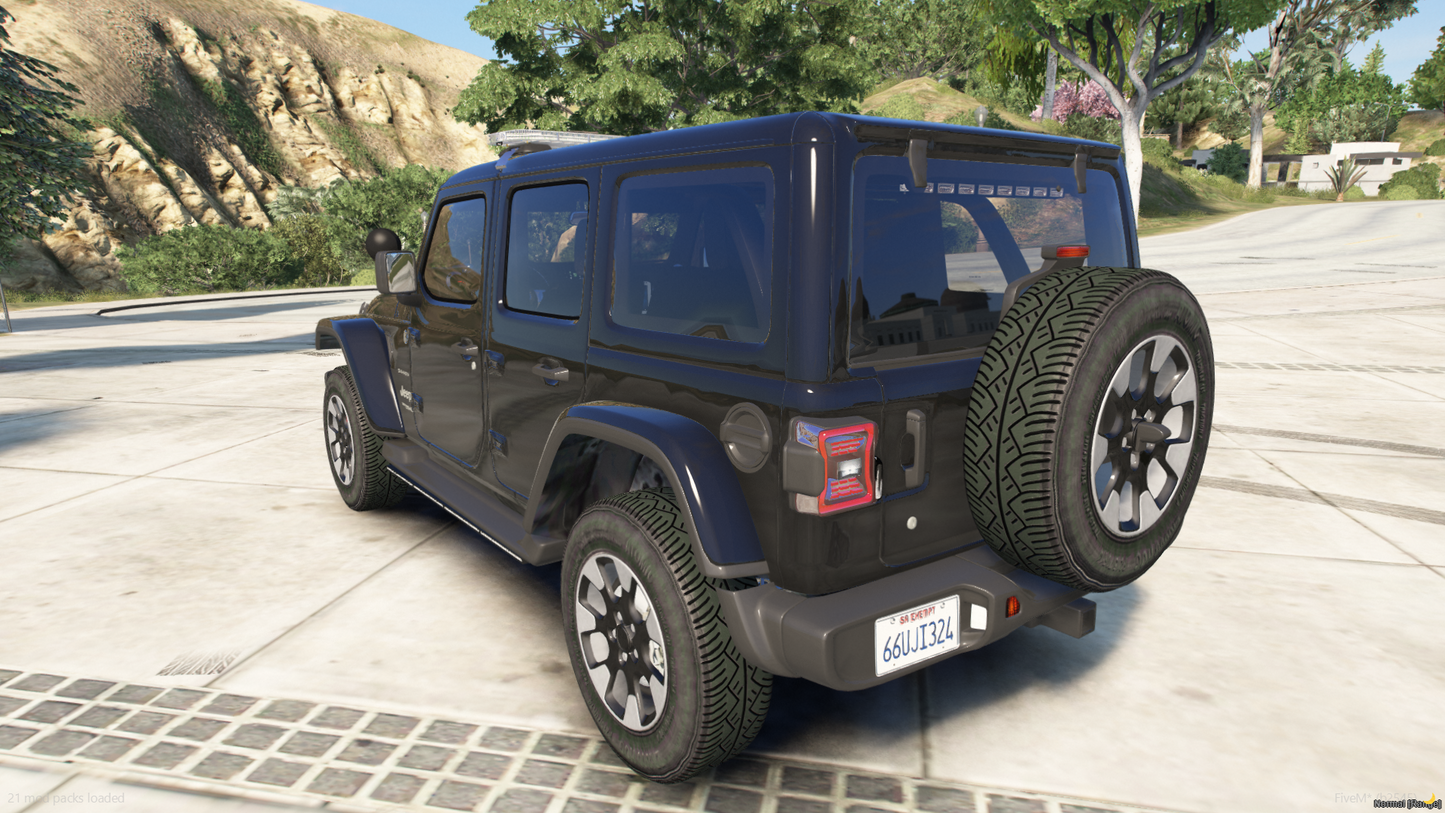 Jeep Wrangler 4 Door Unmarked SUV