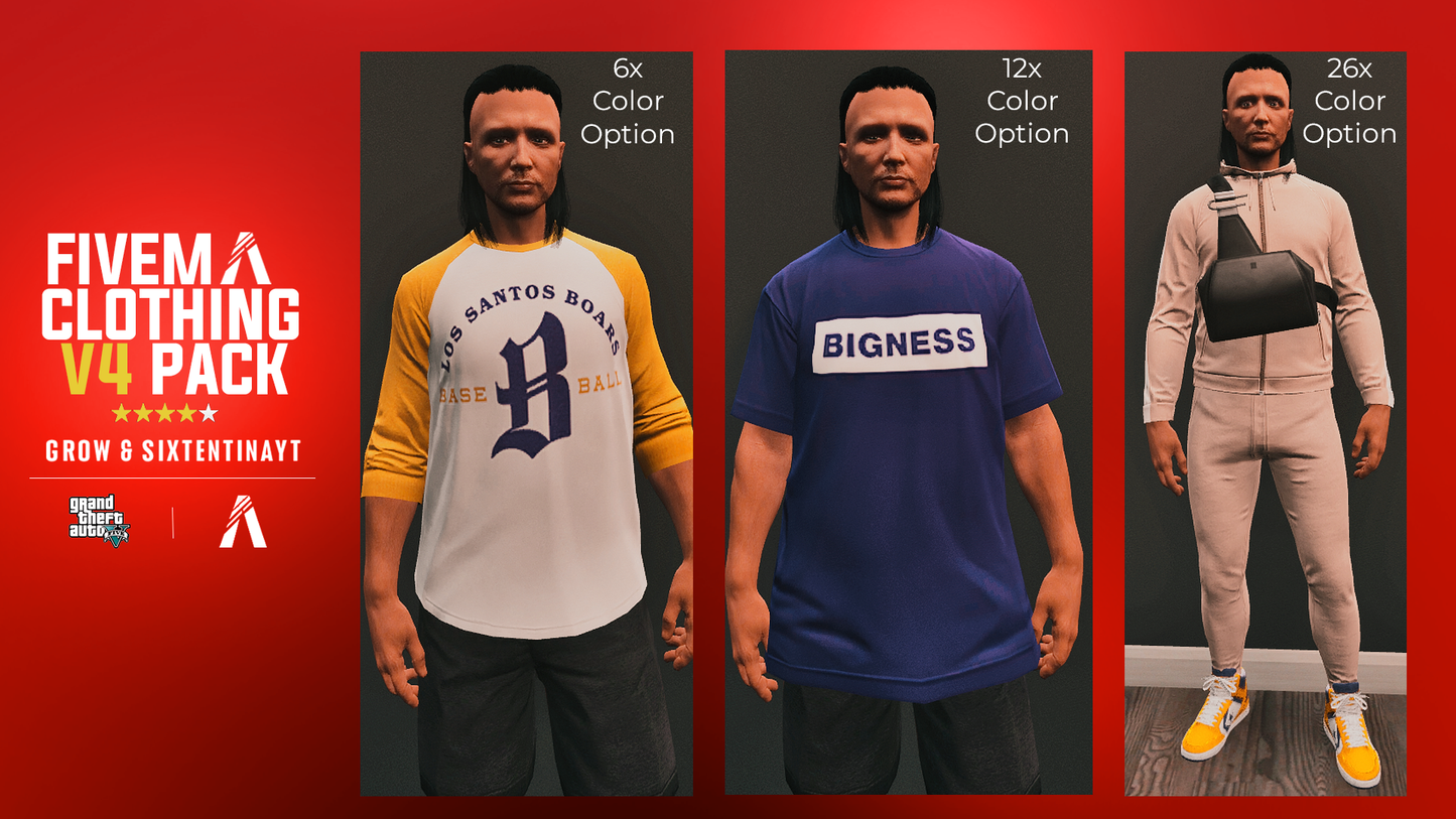 Ultimate Server Clothing Pack with Premium Brands