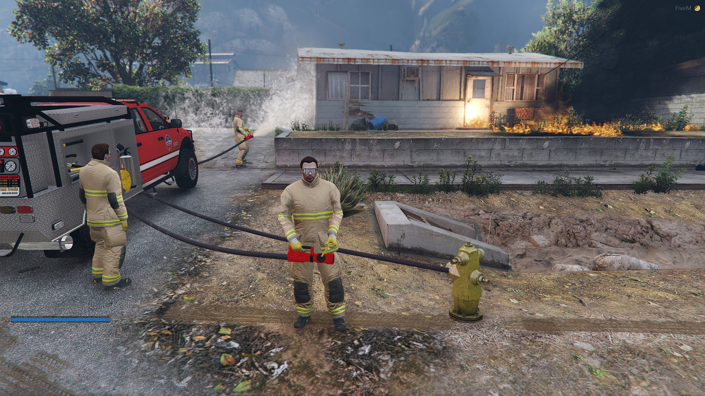 Realistic Fire Script & Fire Hose