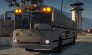 Corrections Prison Bus