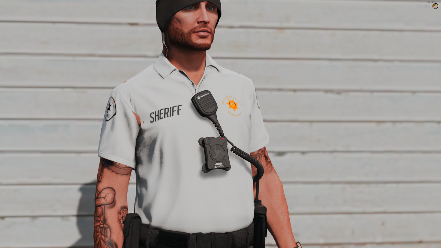 Motorola Lapel Mic / Axon 2 Body Camera Clothing/EUP Model