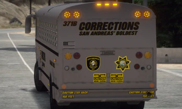 Corrections Prison Bus