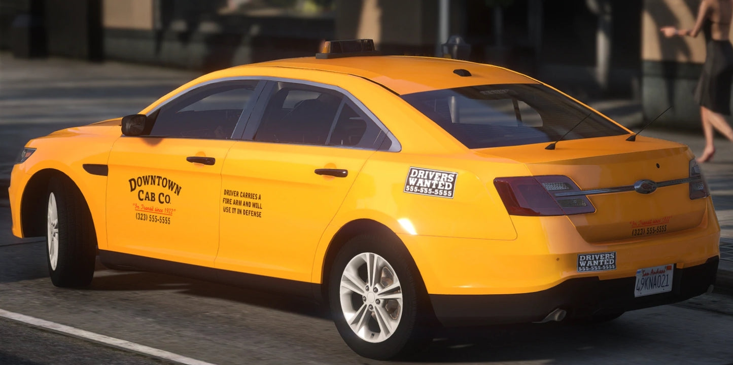Civilian Taxi 7 Vehicle Bundle