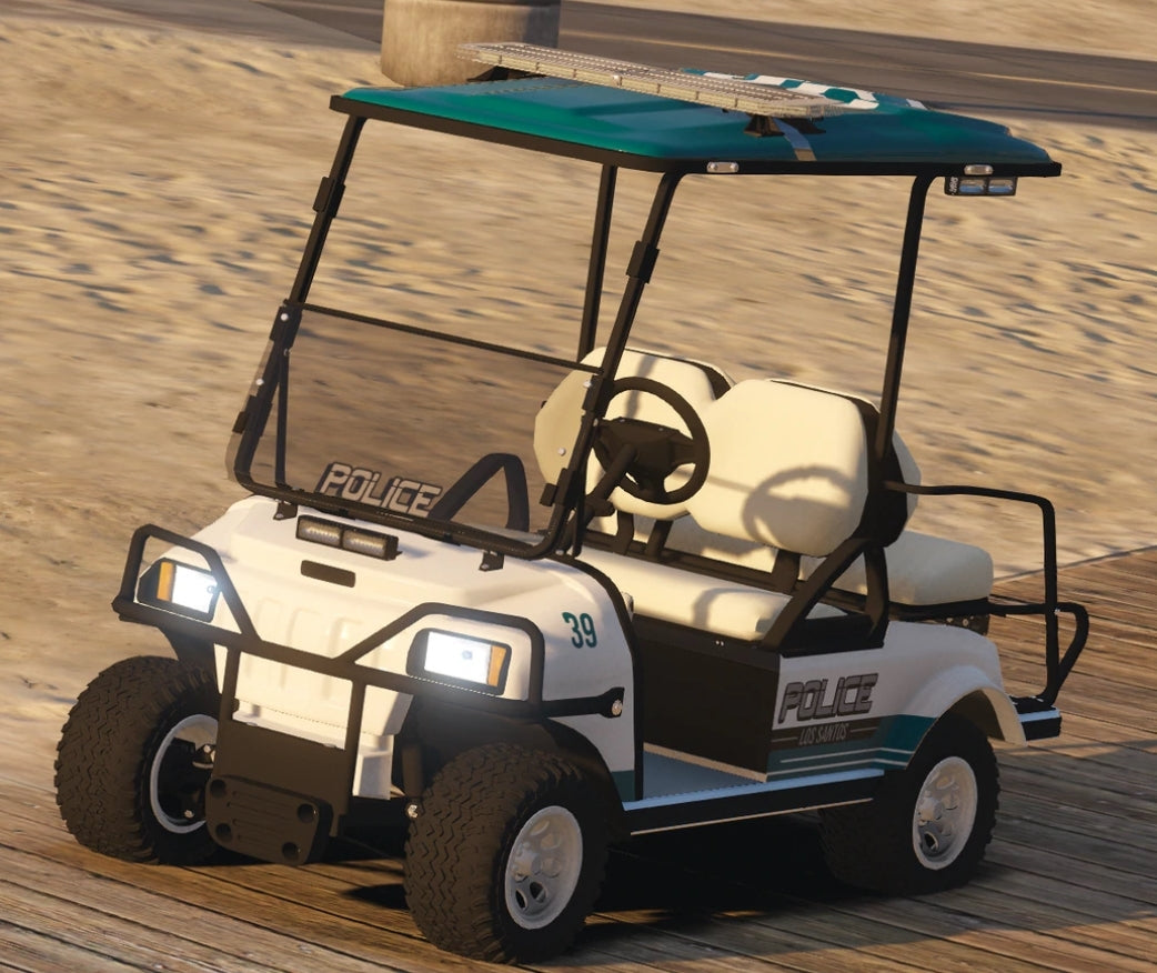 Police Golf Cart