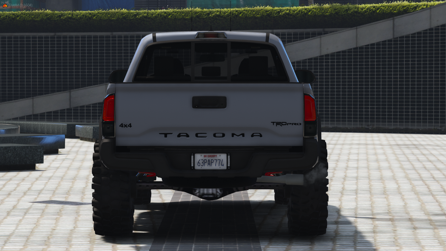 2022 Toyota Tacoma TRD Pro Unmarked Pickup Truck