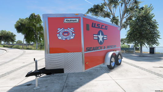 Enclosed Hauling Trailer with Workable Doors