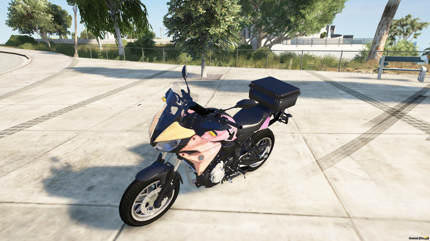 Yamaha Unmarked Motorcycle