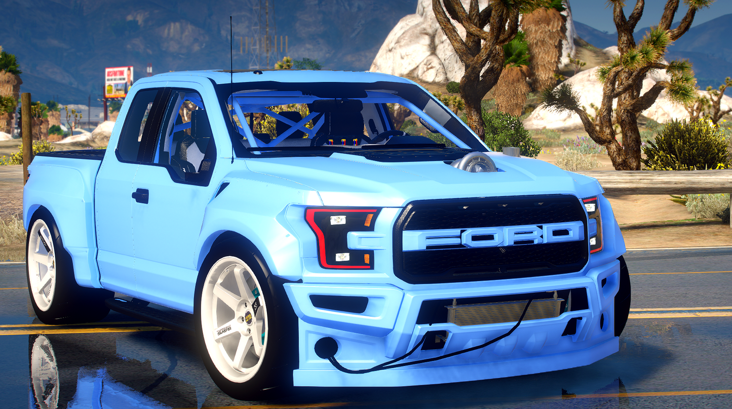 Ford Raptor Pandem with Animated Engine