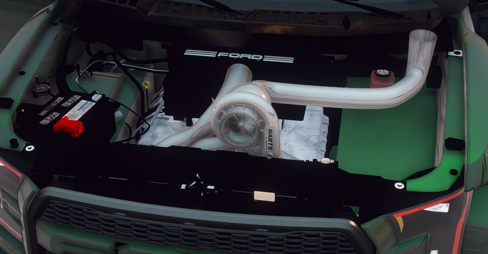 Ford Raptor Pandem Flatbed with Animated Engine – FiveM Mods