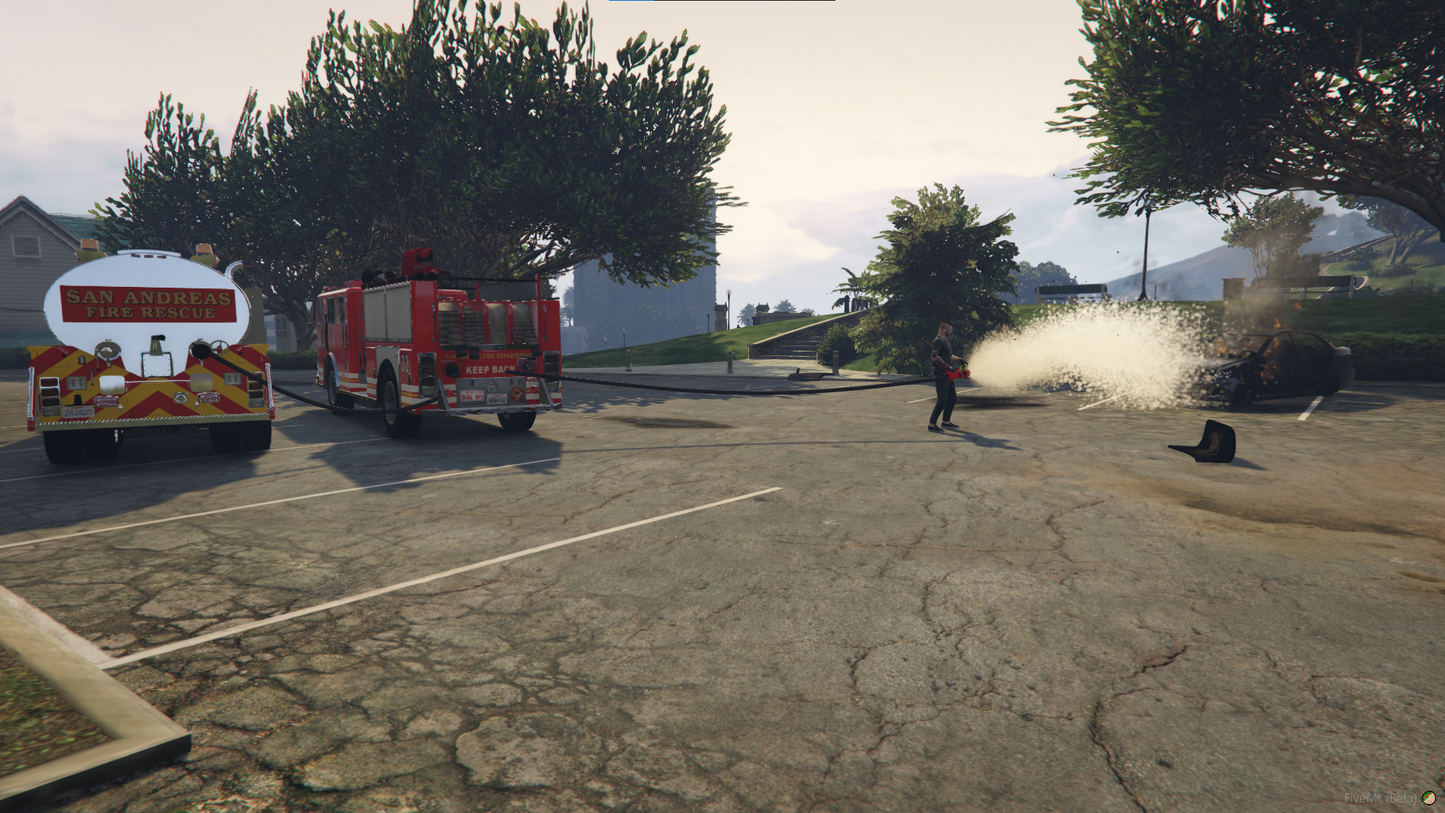 Realistic Fire Script & Fire Hose