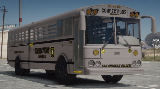 Corrections Prison Bus