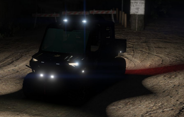 Polaris Ranger Police Offroad Vehicle