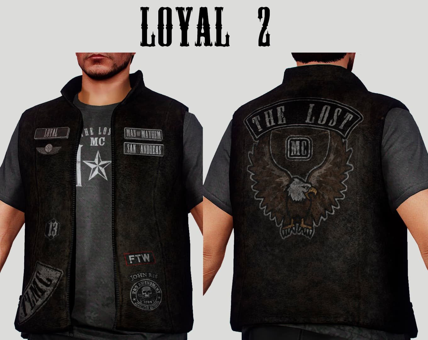 The Lost Mc Complete Club Uniform Eup Pack – Fivem Mods