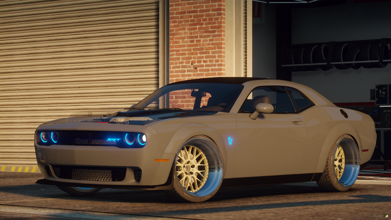 2018 Dodge Demon with LED Lights – FiveM Mods