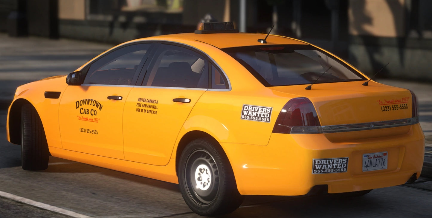 Civilian Taxi 7 Vehicle Bundle