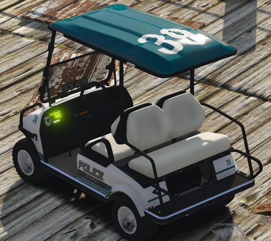 Police Golf Cart