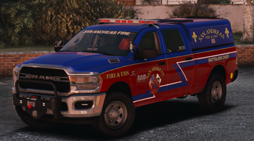 2020 RAM EMS/Fire Batallion Pickup Truck