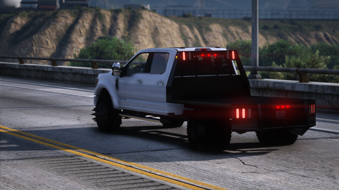 2022 Ford F450 Short Flatbed Pickup Truck – FiveM Mods