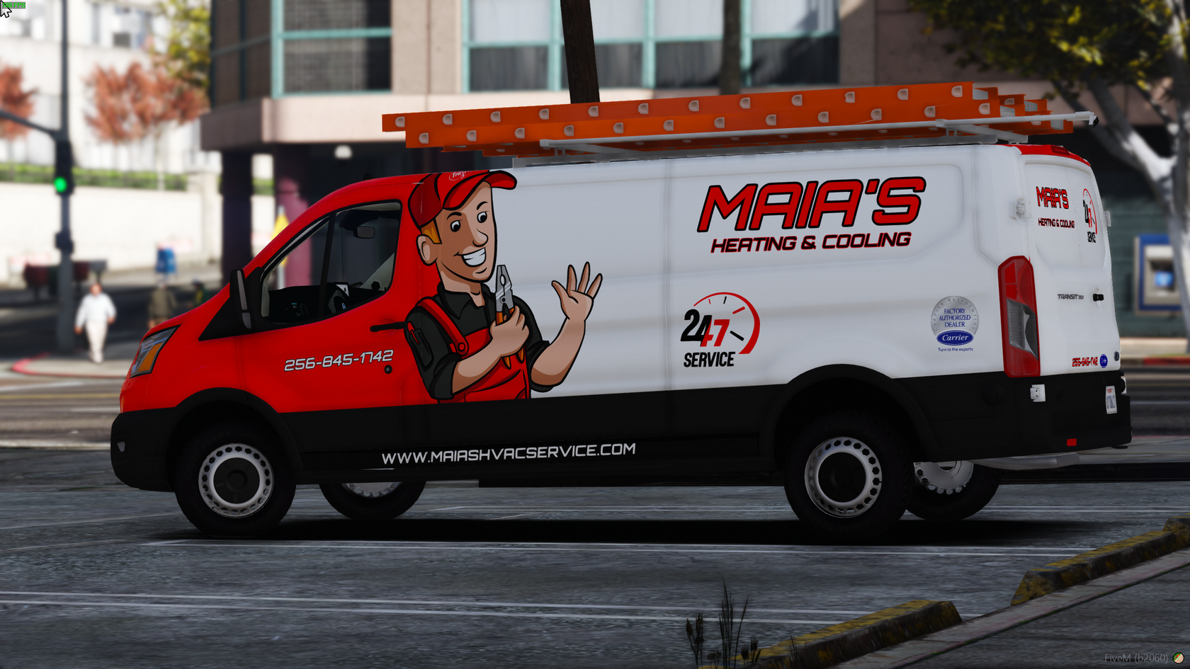 2022 Ford Transit HVAC Van – FiveM Mods
